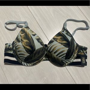 Victoria Secret Pink Palm Tree Print Push up Bra